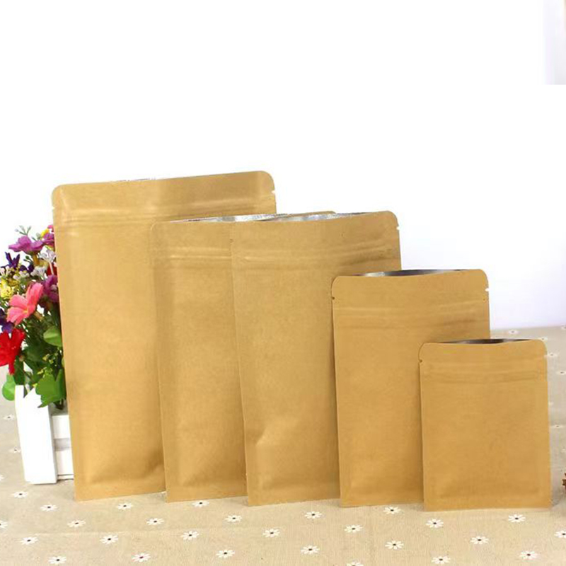 100Pcs Thick Flat Brown Kraft  - Ziploc Food Storage recensie en prijs