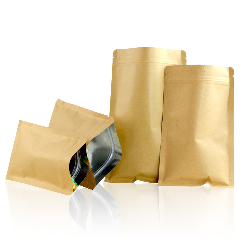 100Pcs Thick Flat Brown Kraft  - Ziploc Food Storage recensie en prijs
