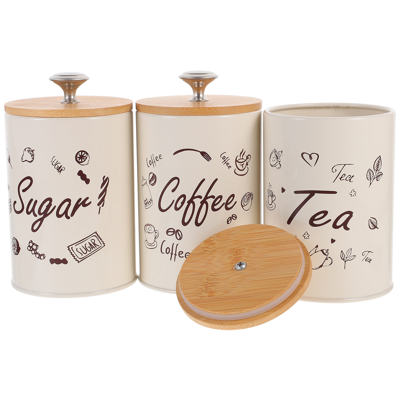 Tea Jar 3pcs Coffee Storage Ca - Food Storage Containers recensie en prijs
