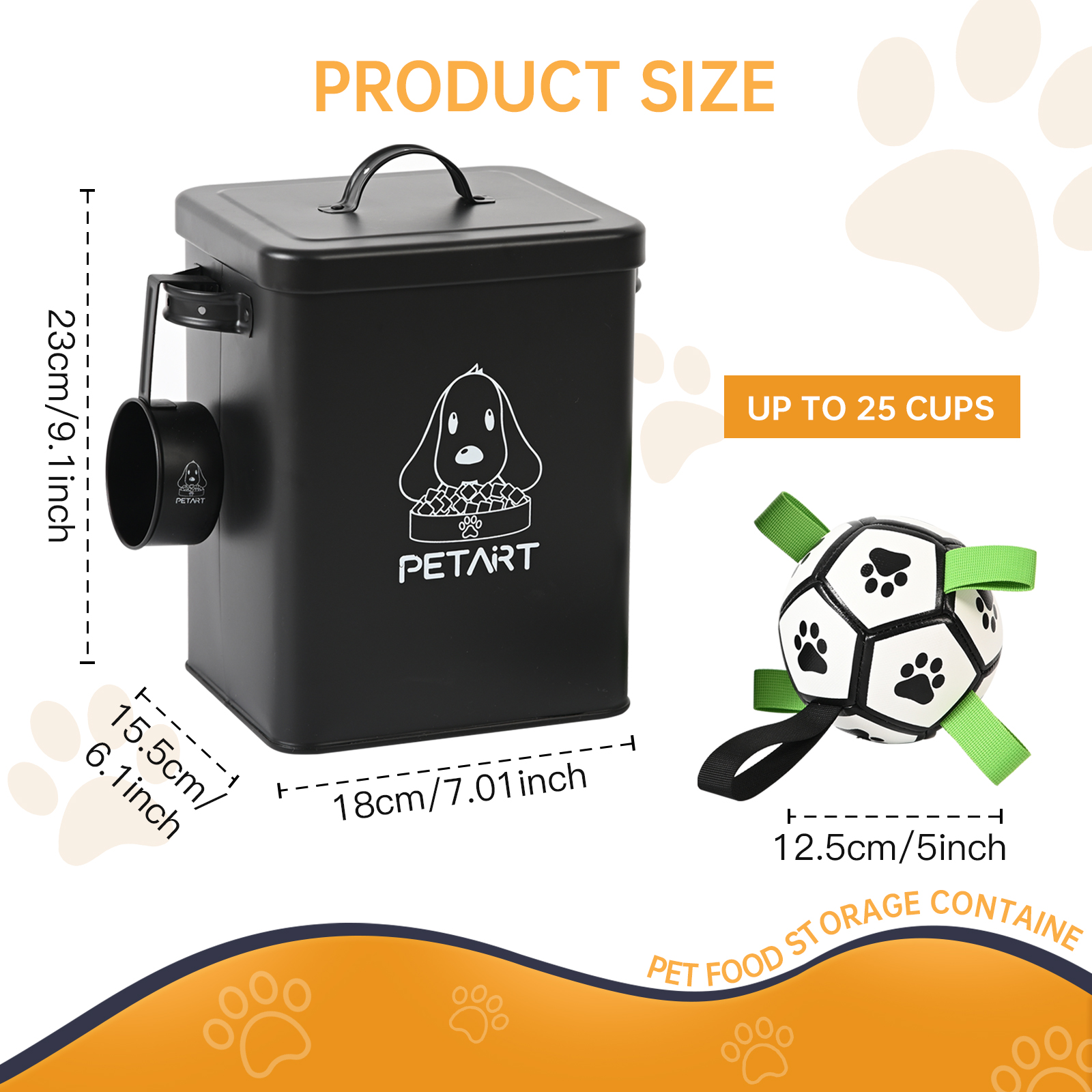 Large Capacity Pet Dog Feeders - Food Storage Dog recensie en prijs