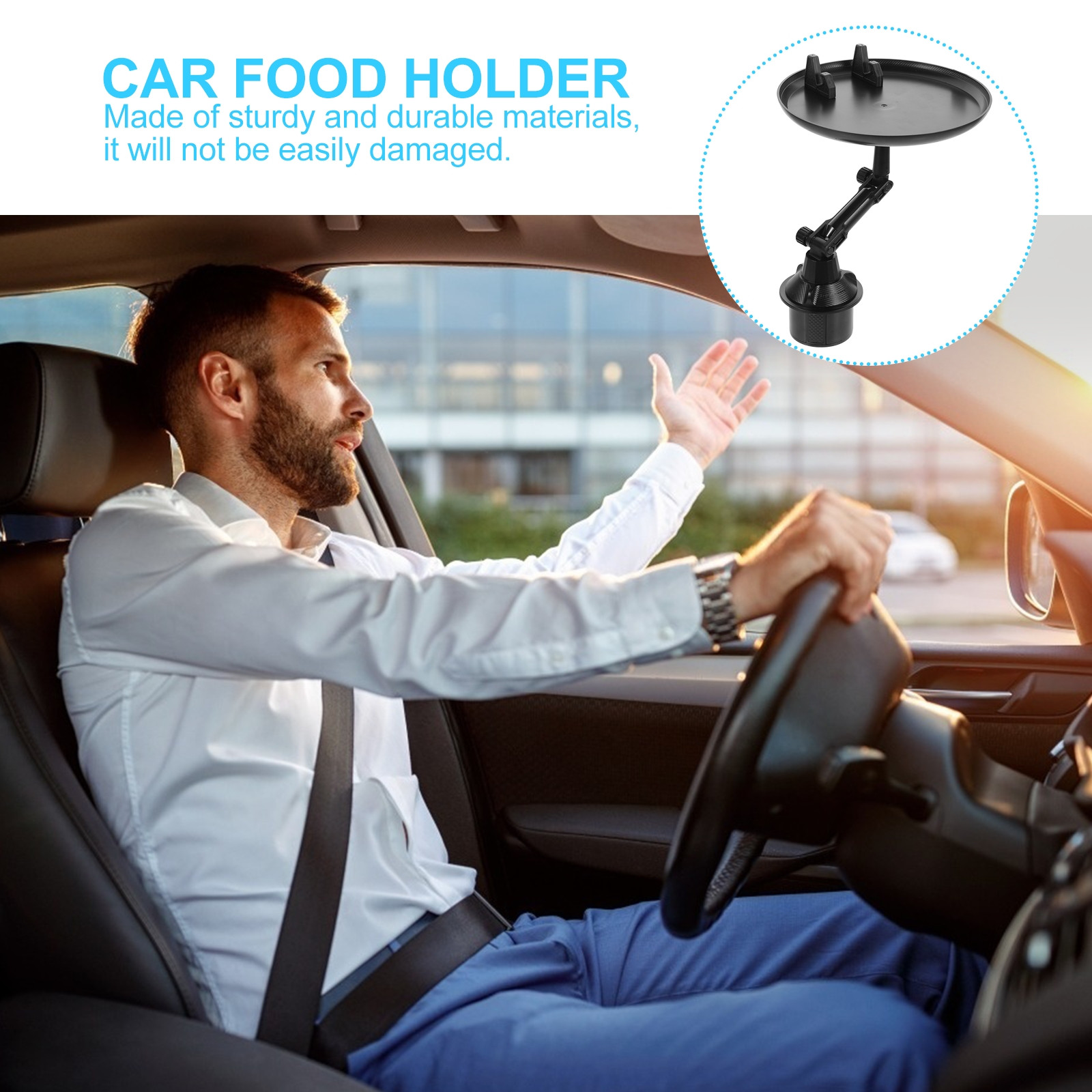 1Pcs Car Cup Holder Adjustable - Food Storage And Organizer recensie en prijs