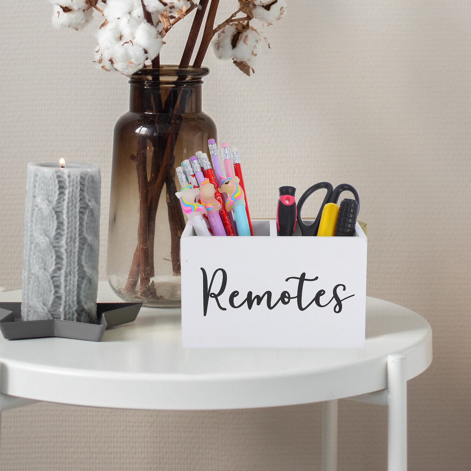 Rustic Wood Remote Control Hol - Food Storage In Room recensie en prijs