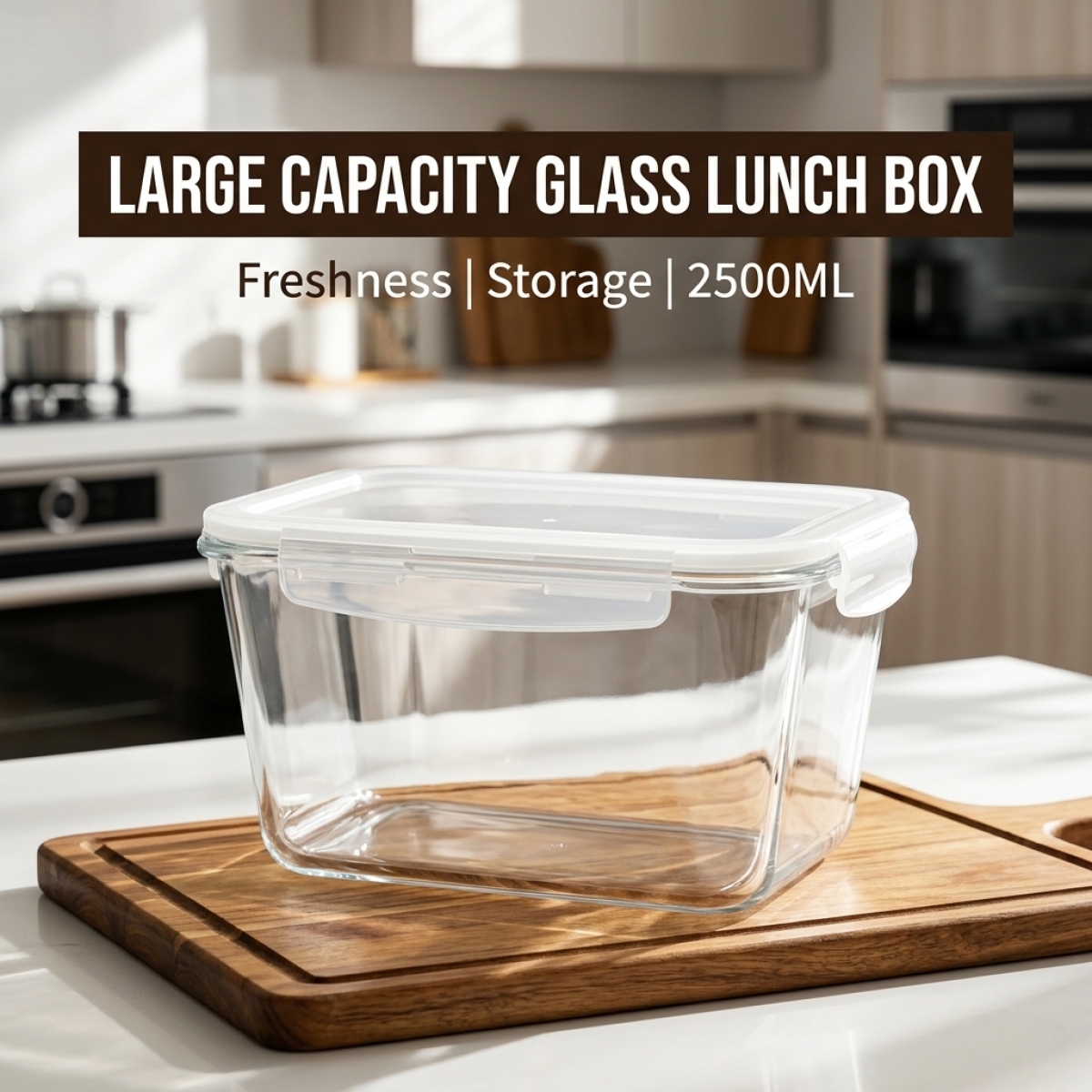 Large Capacity Borosilicate Gl - Food Storage Large recensie en prijs