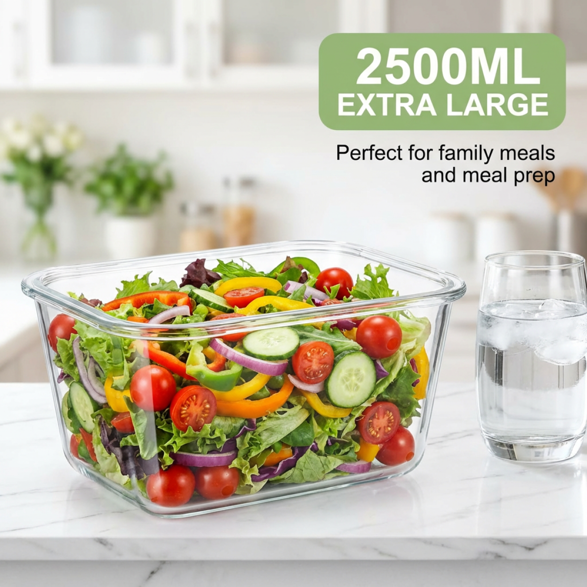 Large Capacity Borosilicate Gl - Food Storage Large recensie en prijs