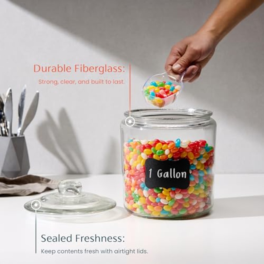 Glass Kitchen Jars Food and Co - Food Storage Jar Glass recensie en prijs