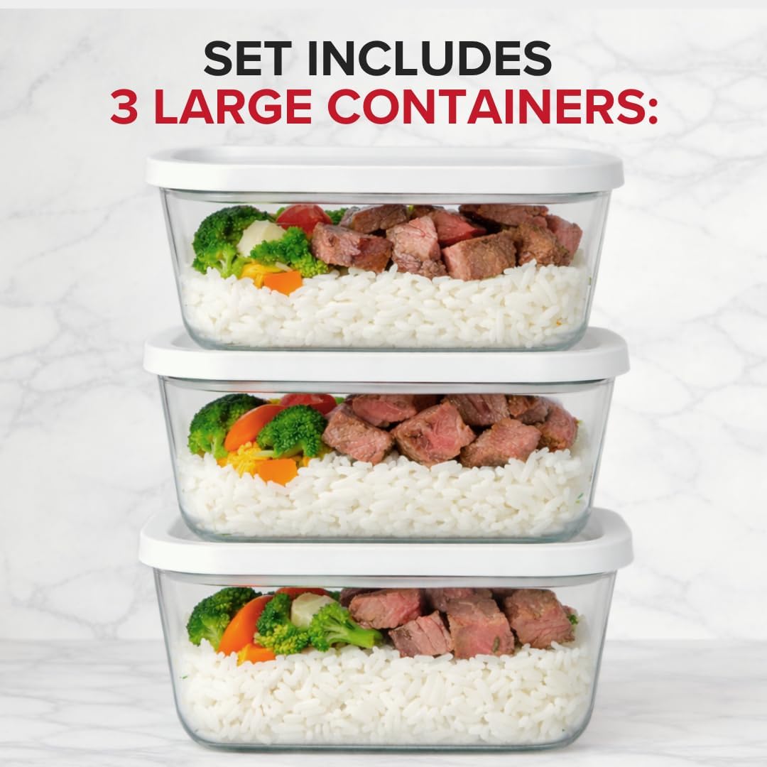 Vacuum Seal Glass Containers S - Food Storage Set Glass recensie en prijs
