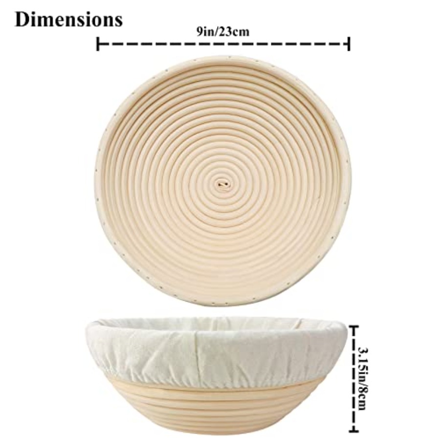 2-Pack 9 Inch Banneton Bread P - Food Storage Bags Xl recensie en prijs