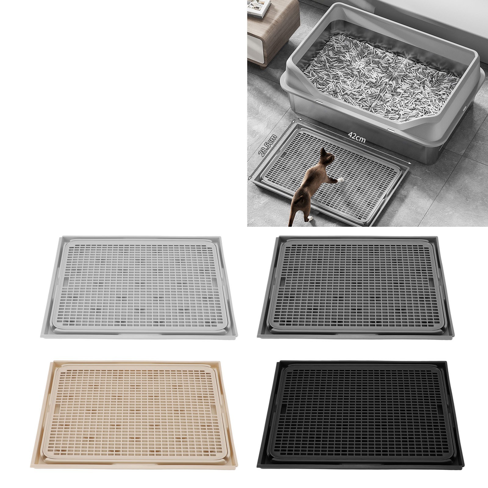 Cat Litter Trapping Mat Cat Li - Food Storage With Scoop recensie en prijs