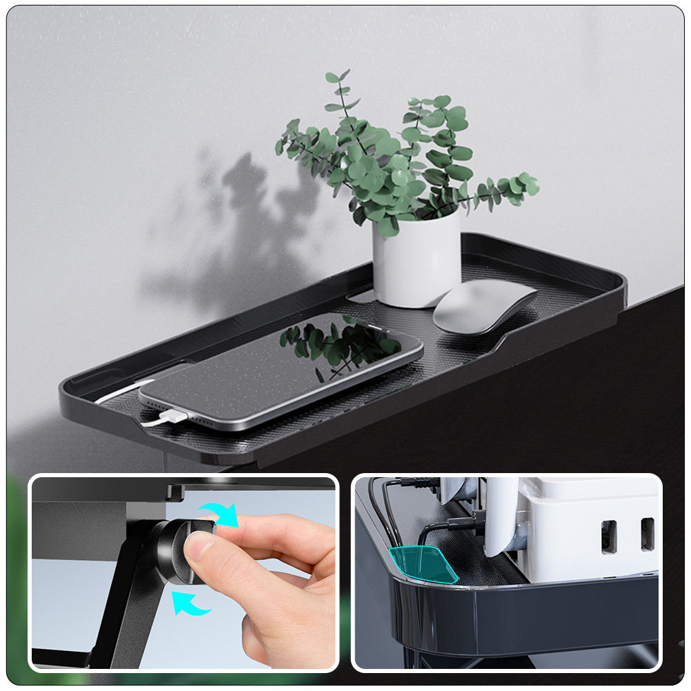 Router Storage Rack Black ABS  - Food Storage In Room recensie en prijs