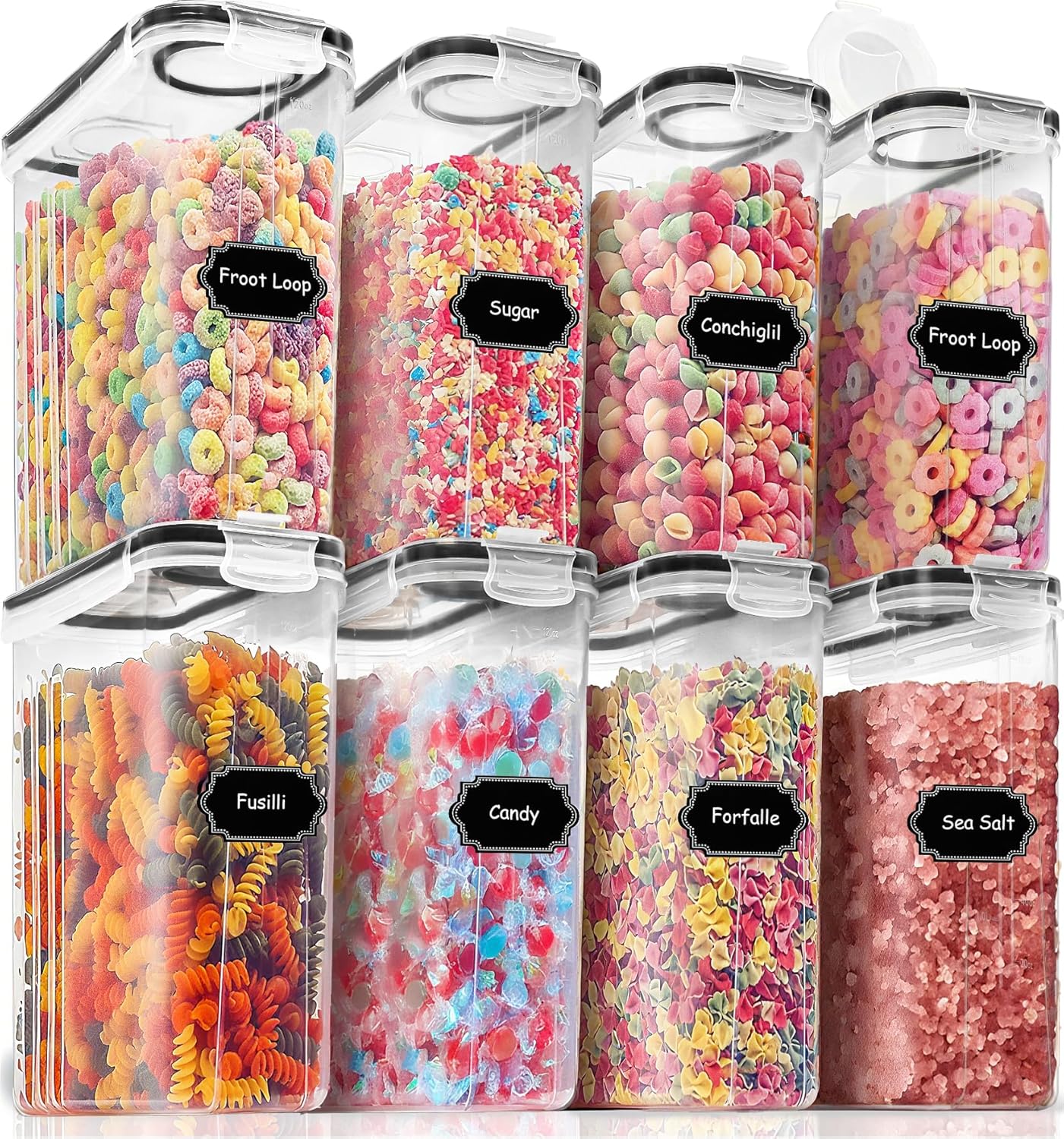 8-Piece Airtight Food Storage  - Food Storage Set Glass recensie en prijs