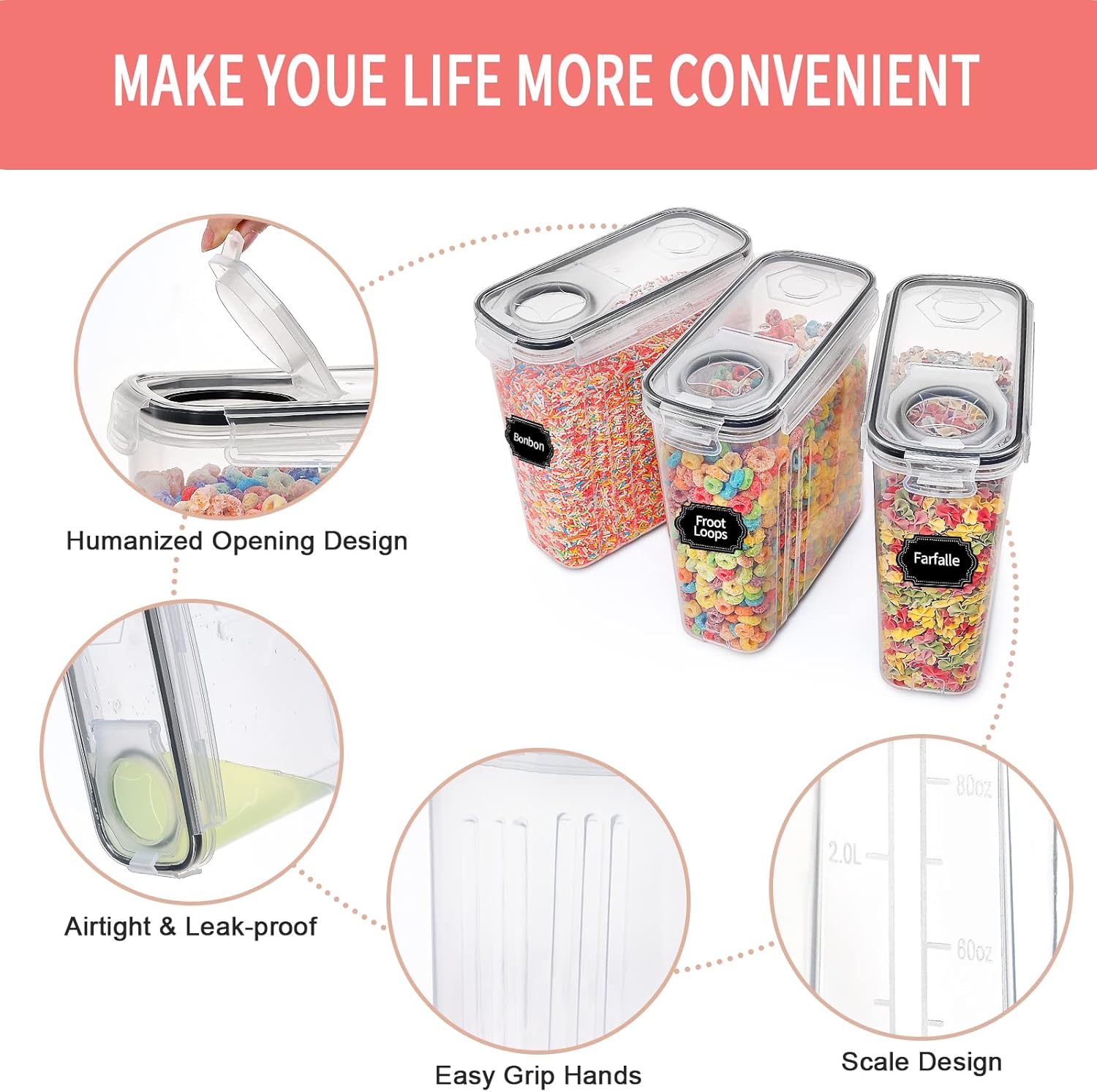 8-Piece Airtight Food Storage  - Food Storage Set Glass recensie en prijs