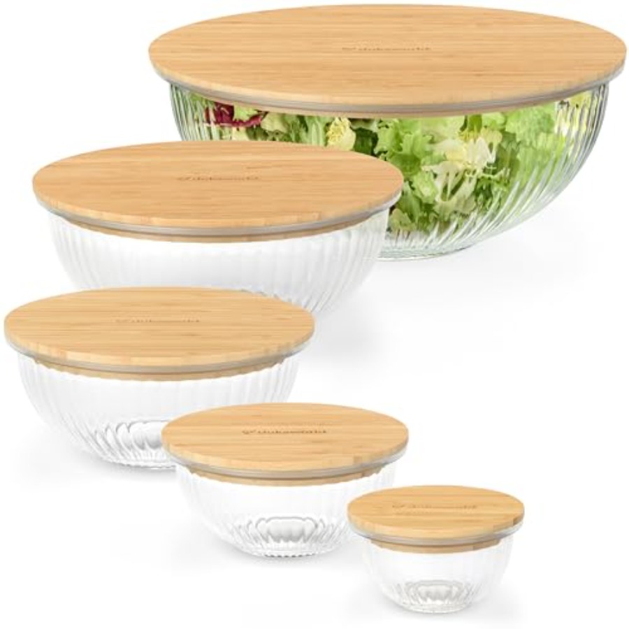 Stackable Space-Saving Set of  - Food Storage Set Glass recensie en prijs