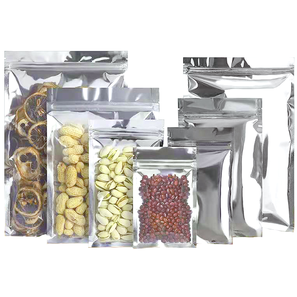 100Pcs Clear Silver Zip Lock M - Ziploc Food Storage recensie en prijs