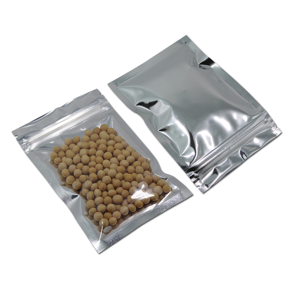 100Pcs Clear Silver Zip Lock M - Ziploc Food Storage recensie en prijs