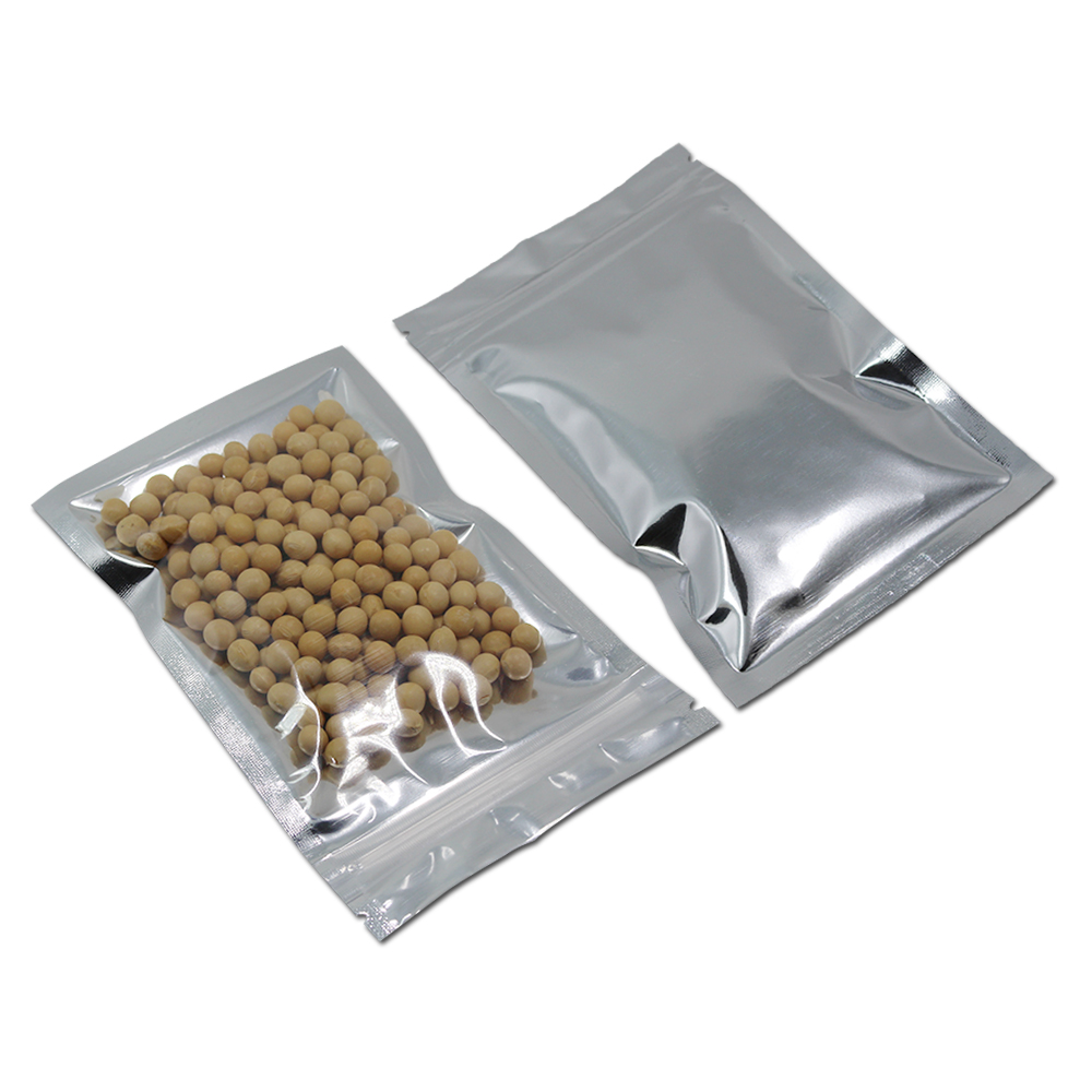 100Pcs Clear Silver Zip Lock M - Ziploc Food Storage recensie en prijs