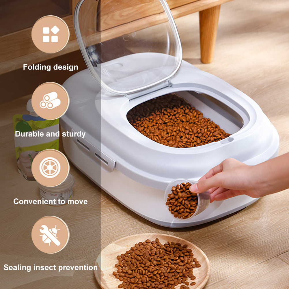 Collapsible Dry Cat Food Box 2 - Food Storage Dog recensie en prijs