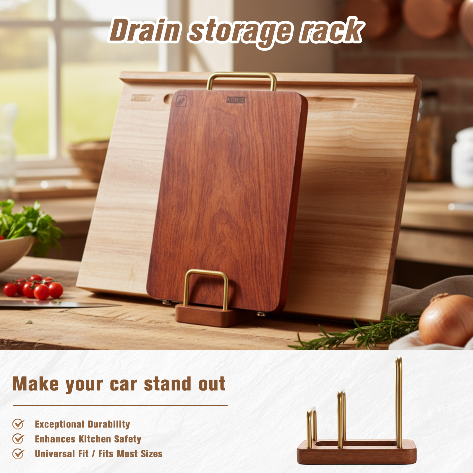 Solid Wood Plate Rack Multi La - Food Storage And Organizer recensie en prijs