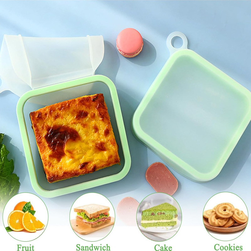 Silicone Sandwich Toast Bento  - Food Storage With Scoop recensie en prijs