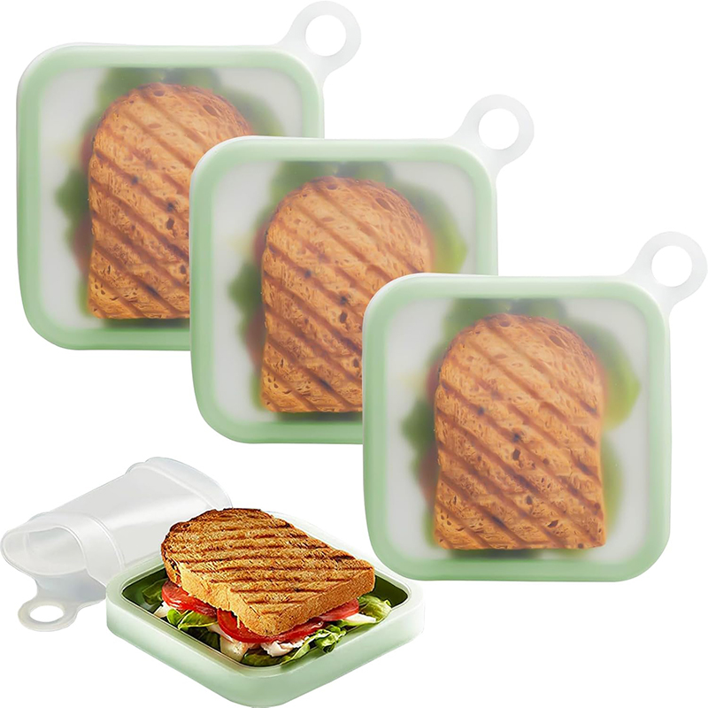 Silicone Sandwich Toast Bento  - Food Storage With Scoop recensie en prijs