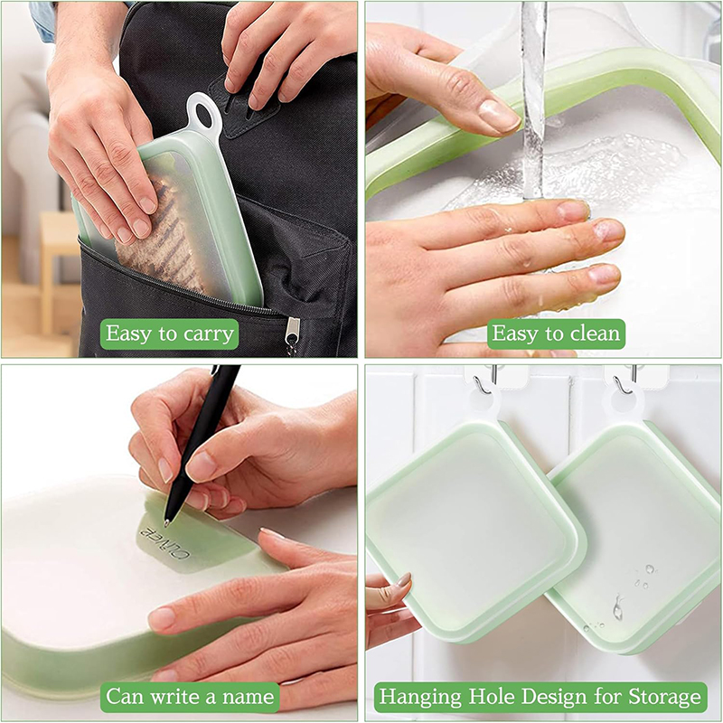 Silicone Sandwich Toast Bento  - Food Storage With Scoop recensie en prijs