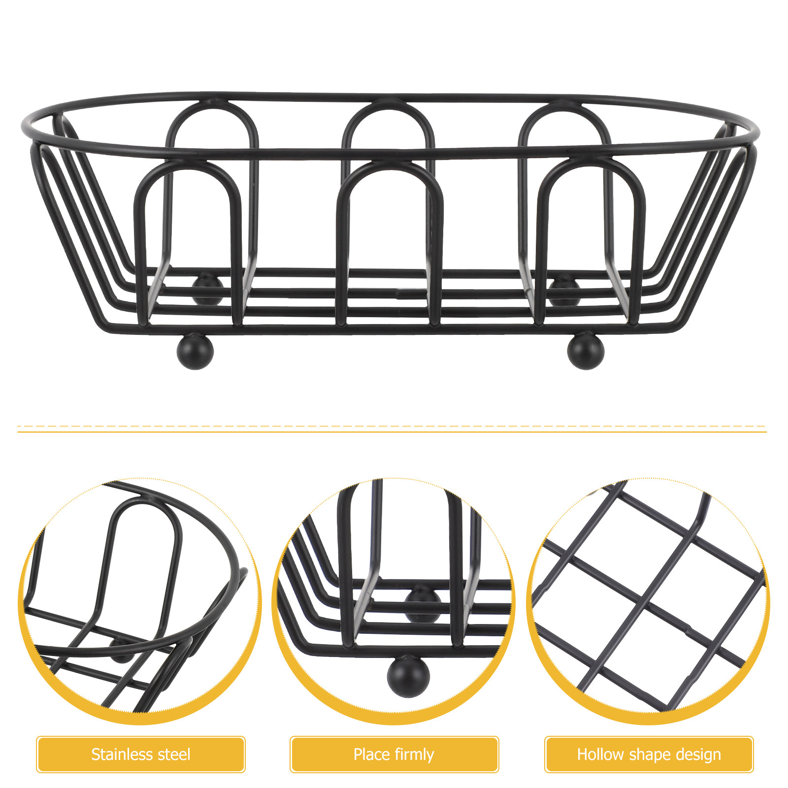 Stainless Steel Storage Basket - Food Storage Large recensie en prijs