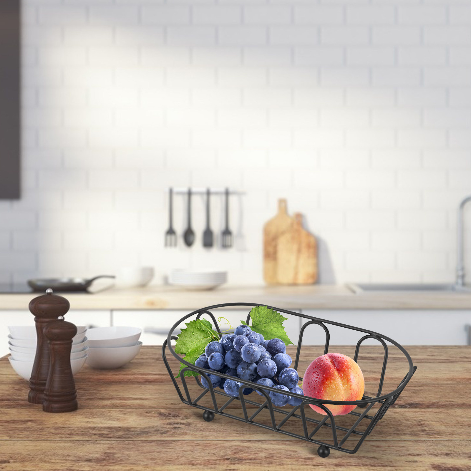 Stainless Steel Storage Basket - Food Storage Large recensie en prijs