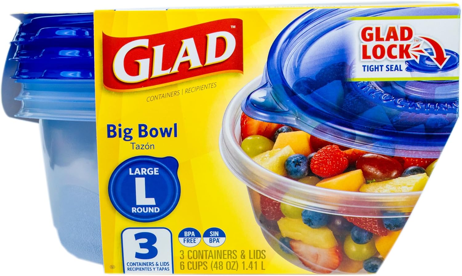 48 oz Round Food Storage Conta - Food Storage Large recensie en prijs