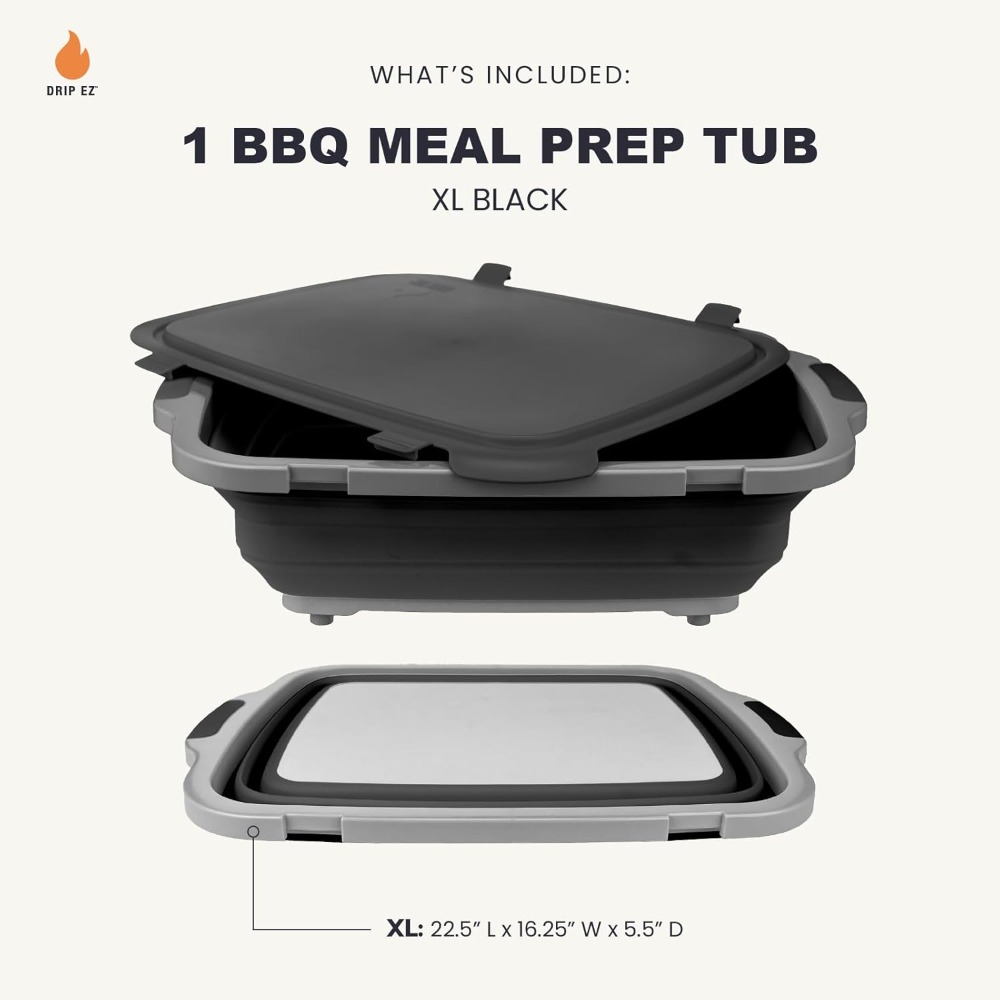 Collapsible BBQ Prep Tub XL -  - Food Storage Usa recensie en prijs